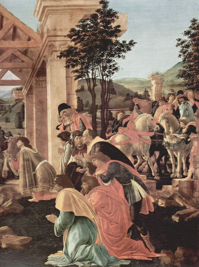 The Adoration of the Magi (Washington), detail 