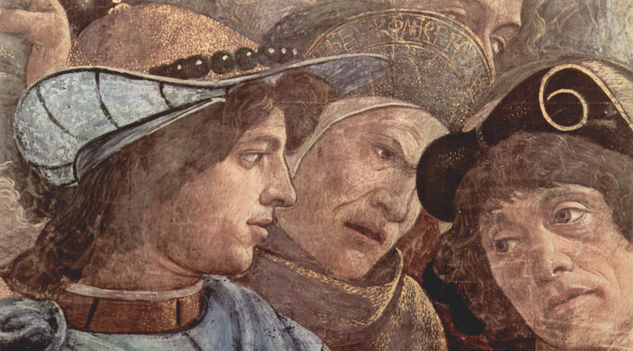 Frescos in the Sistine Chapel of Rome, scene 