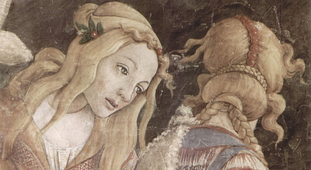 Frescos en la Capilla Sixtina de Roma, escena