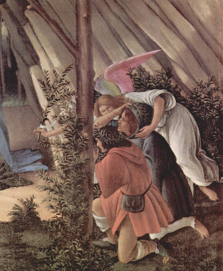 The Birth of Christ (Mystical Birth), detail 