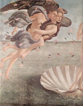 Birth of Venus, detail