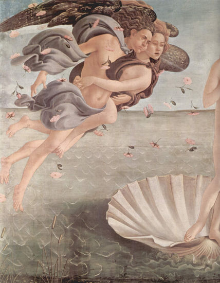 Birth of Venus, detail 