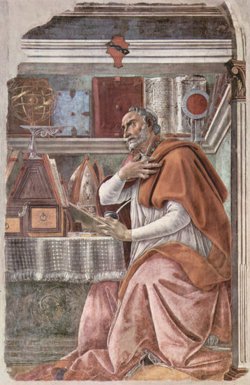 Saint Augustine in Meditation 