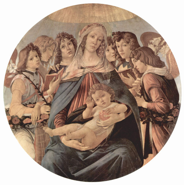 Virgen de la Melagrana, escena