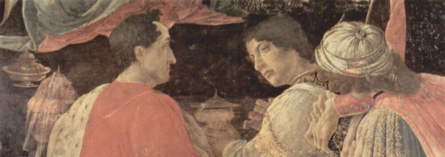 Altar Zanobi, Adoration of the Three Wise Men, detail