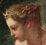 Diana en el baño, detalle