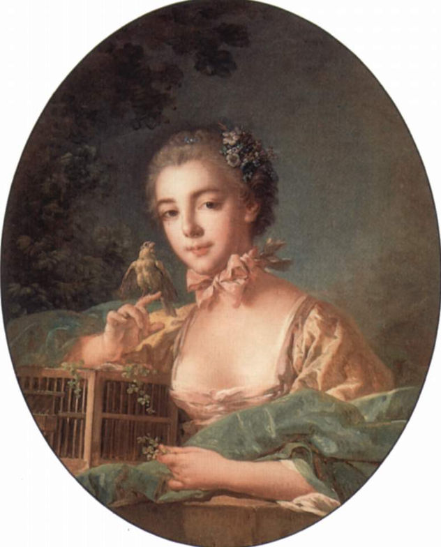 Retrato de la hija del artista, ovalado