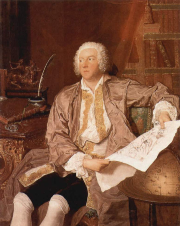 Retrato del embajador sueco C. G. Tessin