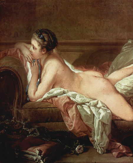 Resting Girl, Detail (Madmoiselle O'Murphy) 