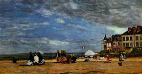 The Beach at Trouville