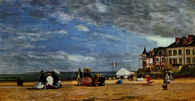 The Beach at Trouville 