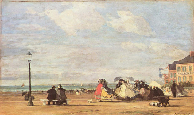 Empress Eugenie on the Beach at Trouville