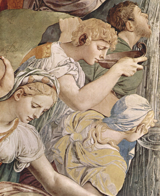 Frescos de la capilla de Eleonora de Toledo en el Palazzo Vecchio en Florencia, pared izquierda