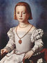 Retrato de Bia de Medici, hija de Cosimo I de Medici