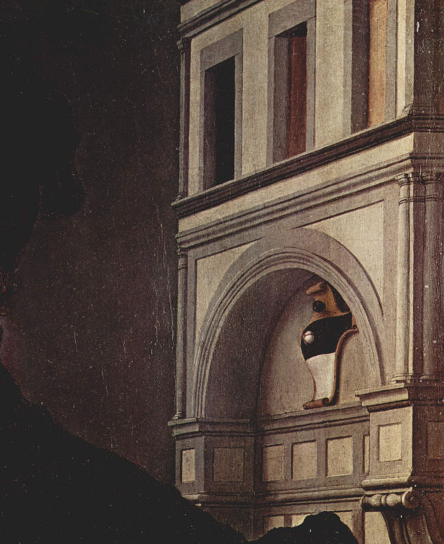 Porträt des Bartolomeo Panciatichi, Detail