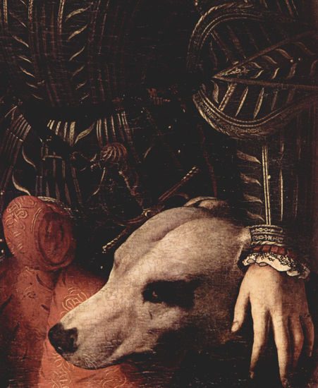 Portrait of Guidobaldo II della Rovere, Duke of Urbino, Detail 