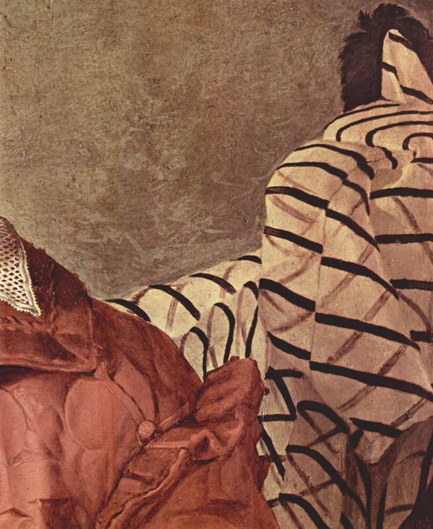 Porträt eines Edeldame (Porträt der Eleonora da Toledo?), Detail des Gewandes