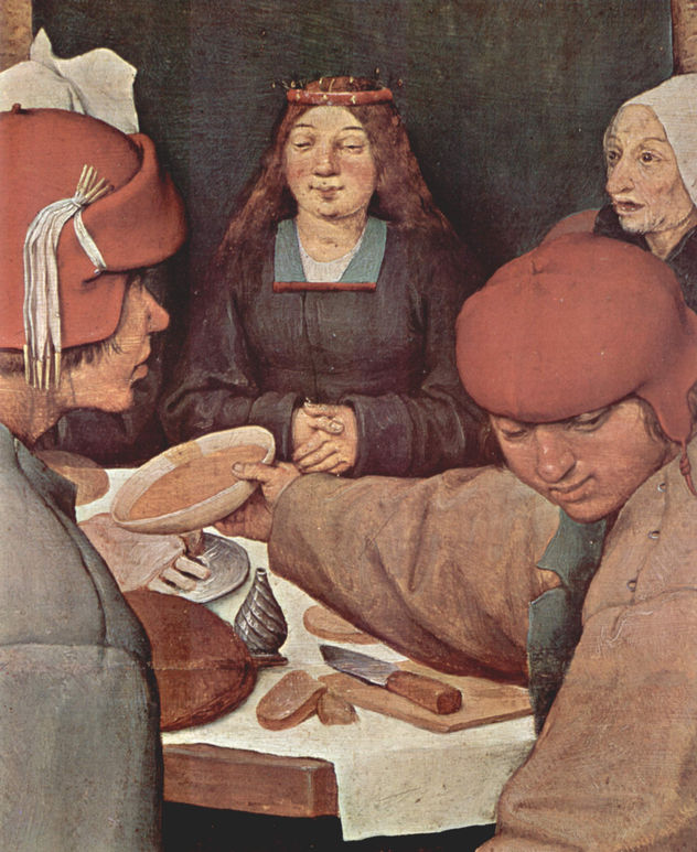 The Peasant Wedding, Detail