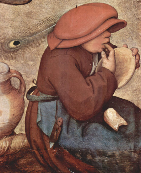 The Peasant Wedding, Detail 