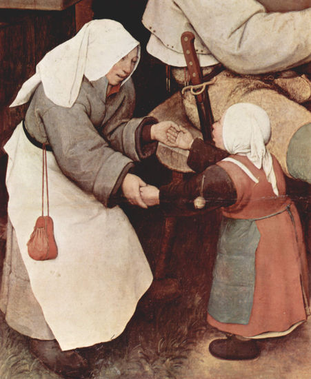 The Peasant Dance, Detail 