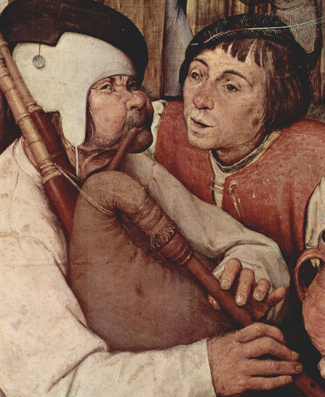 La danza campesina, detalle