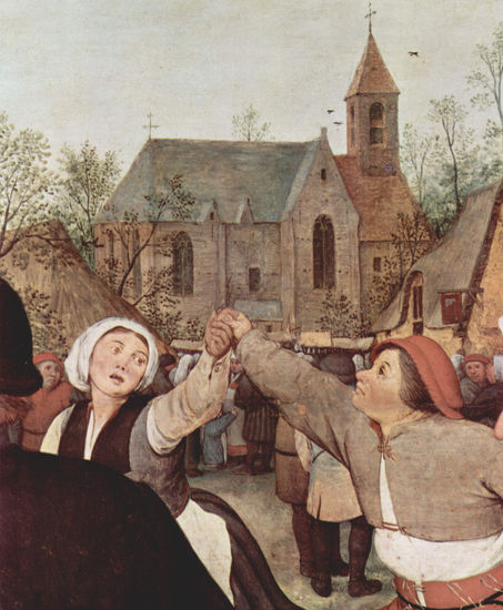 The Peasant Dance, Detail 