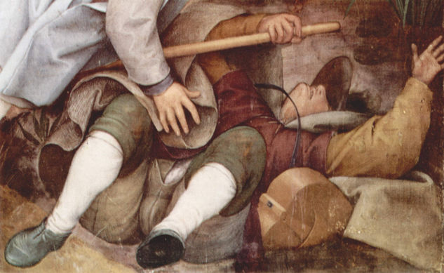 Parábola de los ciegos, detalle 