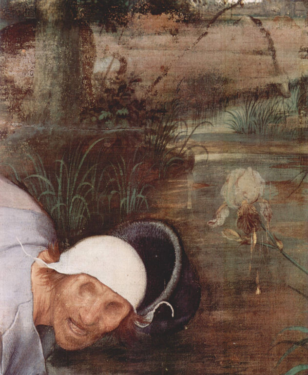 Parábola de los ciegos, detalle