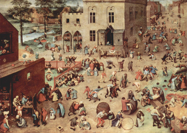 Serie de las llamadas pinturas arqueadas, escena
