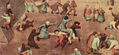 Serie de las llamadas pinturas arqueadas, escena