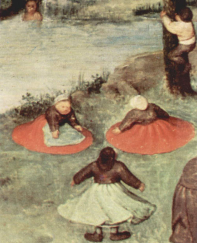Serie de las llamadas pinturas arqueadas, escena