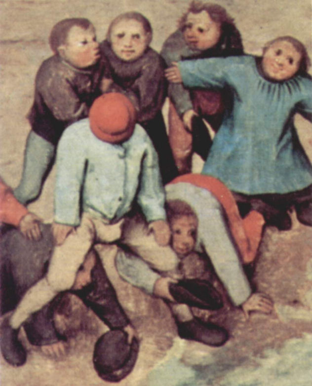 Serie de las llamadas pinturas arqueadas, escena