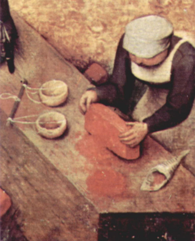 Serie de las llamadas pinturas arqueadas, escena