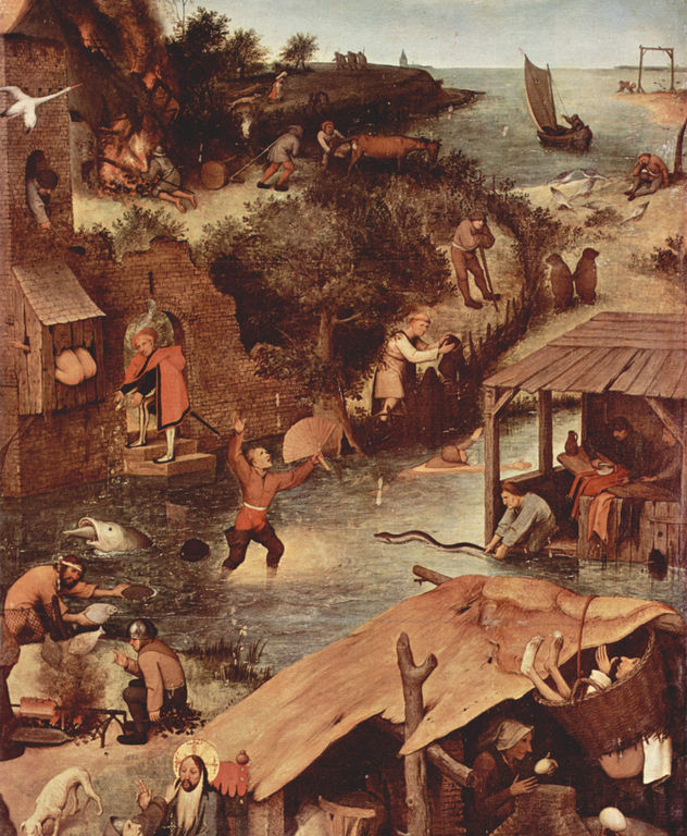 Serie de las llamadas pinturas arqueadas, escena