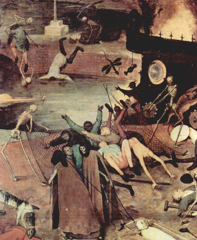 El Triunfo de la Muerte, detalle