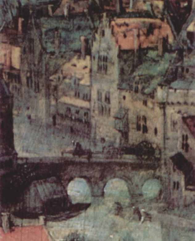 The Tower of Babel, detail