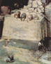 The Tower of Babel, detail