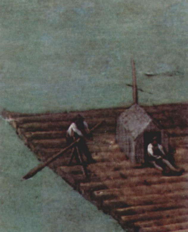 The Tower of Babel, detail