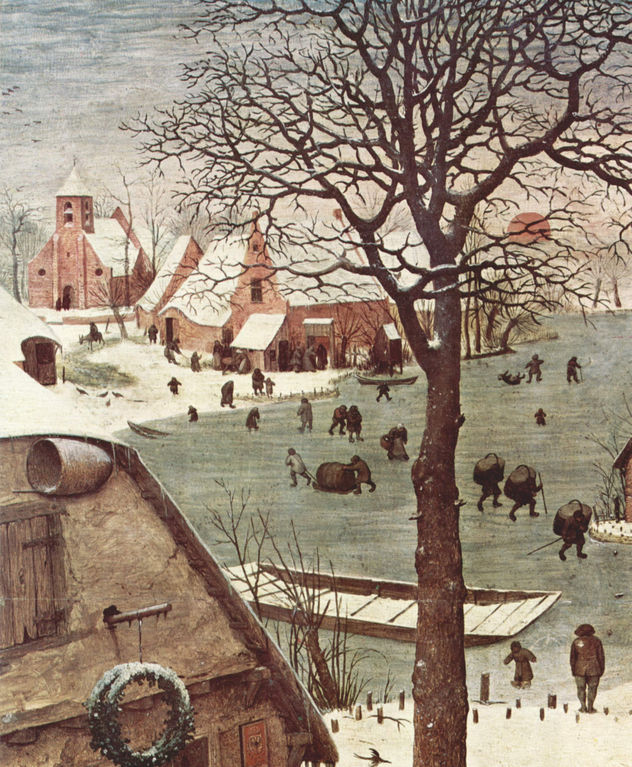 Census in Bethlehem, detail