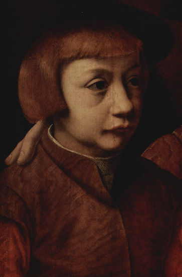 Portrait of a Man with Three Sons, Detail 