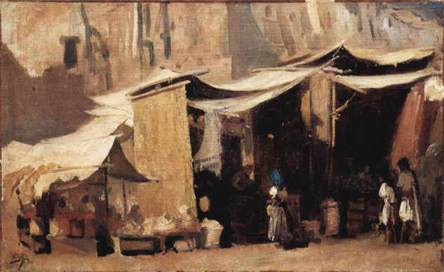 Street Scene in Algiers 