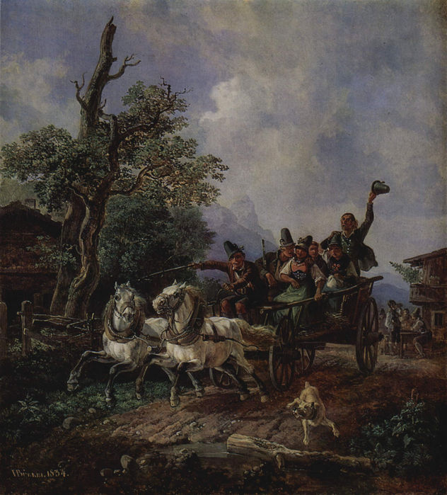 Landscape with Peasant Cart
