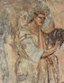 Fresco in the central nave of Santa Maria Antiqua, scene