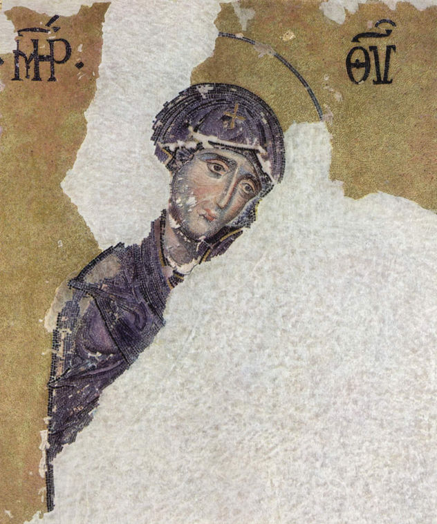 Mosaicos en la Hagia Sophia, escena