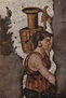 Mosaico de suelo, escena