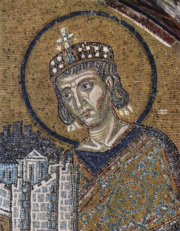 Mosaics in the Hagia Sophia, scene