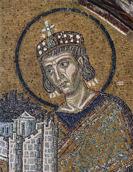 Mosaicos en la Hagia Sophia, escena 