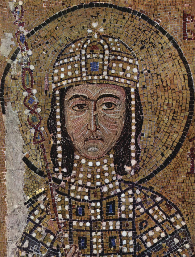 Mosaicos en la Hagia Sophia, escena