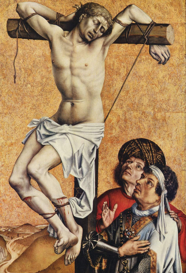 Der Schächer Gesinas am Kreuz, Fragment