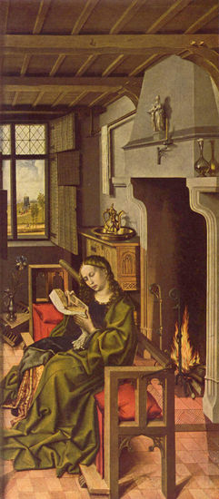 Werl Triptych, right wing, scene 